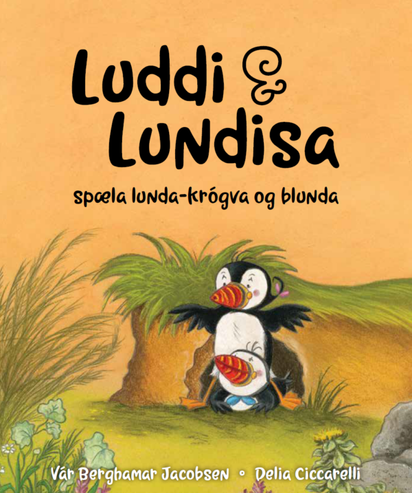 Luddi og Lundisa spæla lunda-krógva og blunda